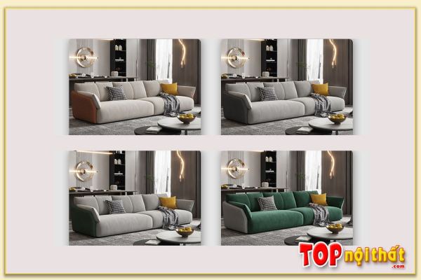 Hình ảnh Các màu sắc mẫu ghế sofa nỉ văng đẹp hiện đại SofTop-0665
