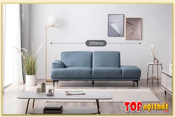 Hình ảnh Chiều dài ghế sofa văng da hiện đại SofTop-0927