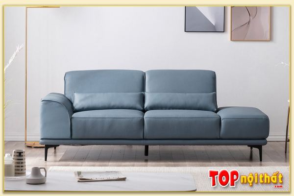 Hình ảnh Chụp chính diện mẫu ghế sofa văng da SofTop-0927