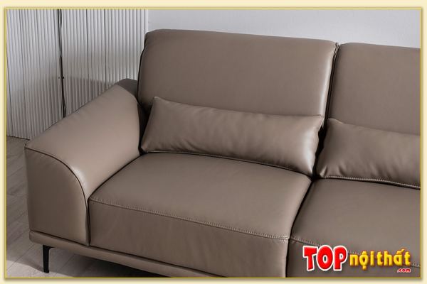 Hình ảnh Phần tay ghế sofa văng da hiện đại SofTop-0927
