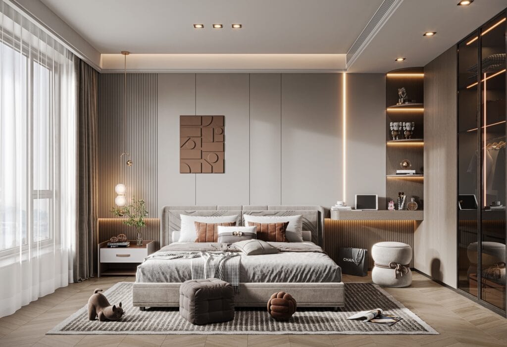 thiết kế nội thất phòng ngủ thanh hóa