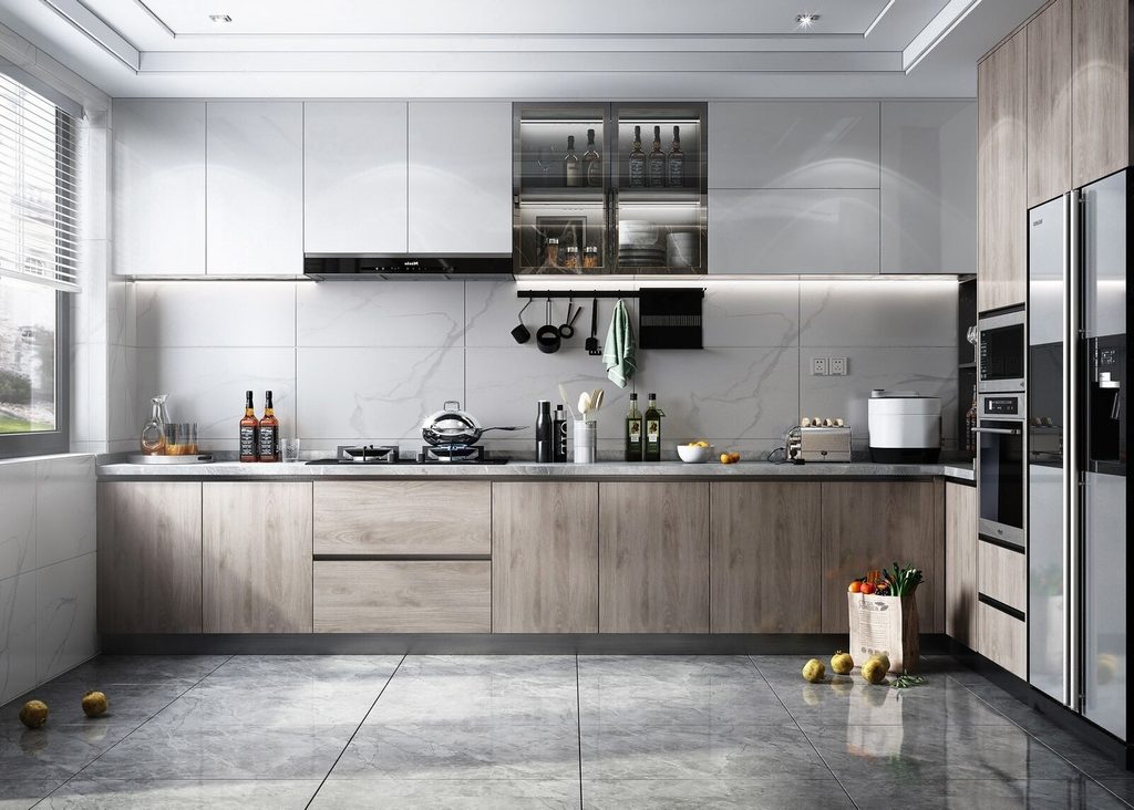 Mẫu tủ bếp Thanh Hóa hiện đại do TP Home sản xuất