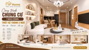 Thiết kế nội thất căn hộ tại Thanh Hóa do TP Home thực hiện